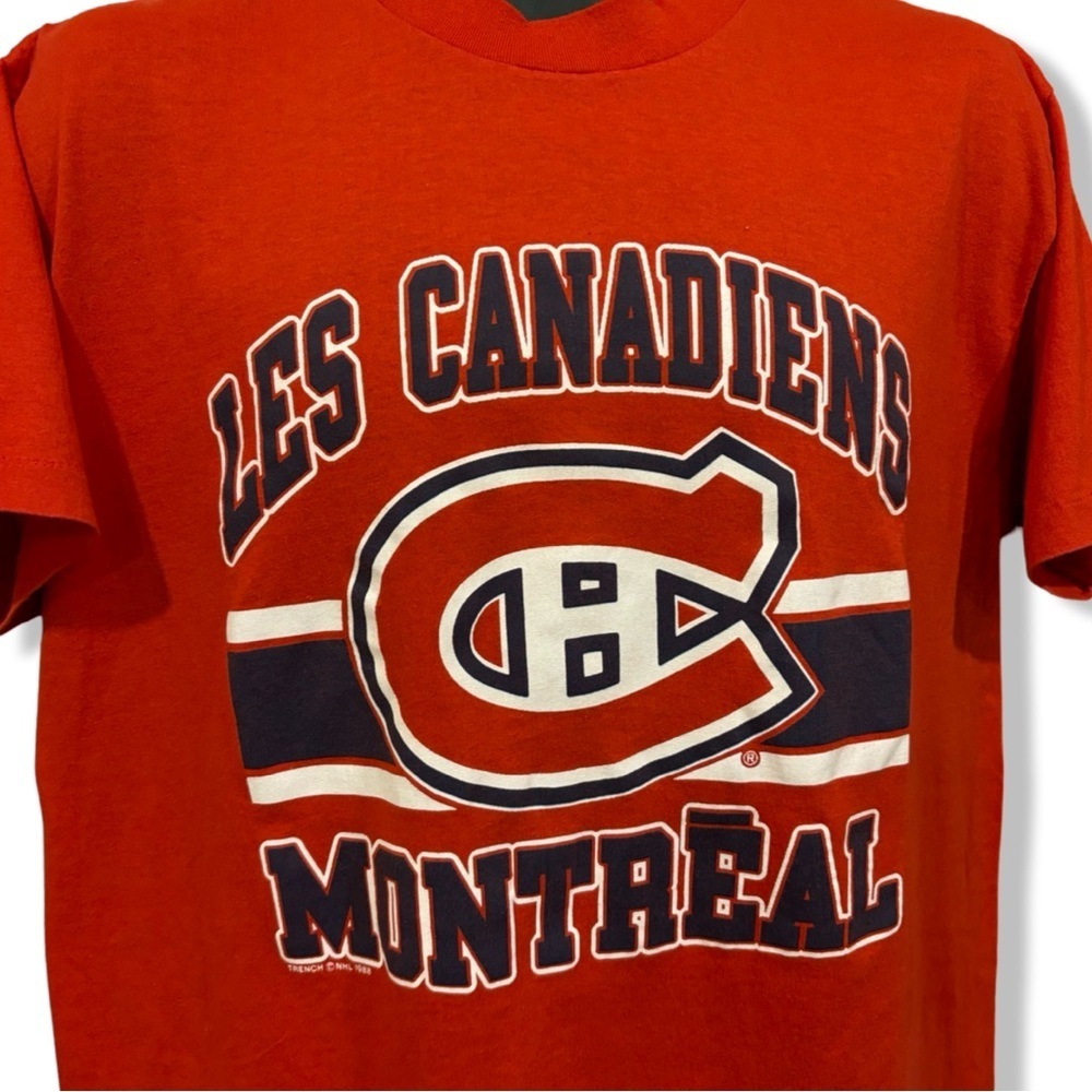 Vintage 1988 Montreal Canadians T-Shirt - Picture 2 of 3